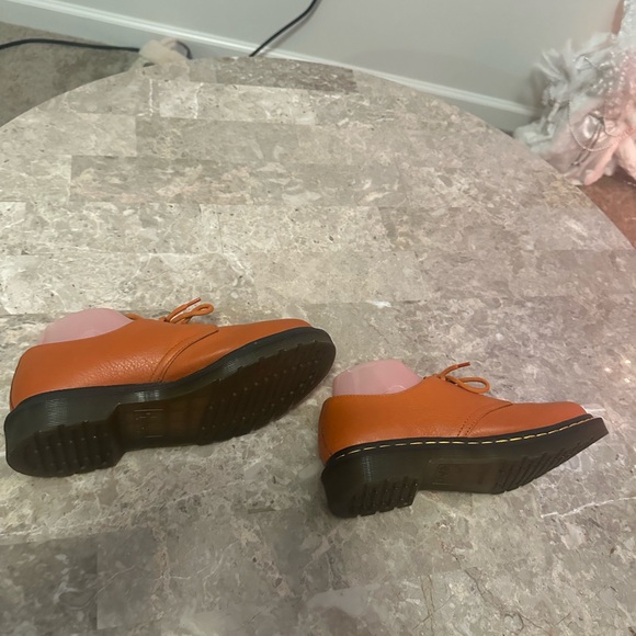Dr. Martens Orange Leather Oxfords - Picture 13 of 15